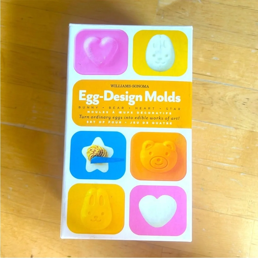 Williams-Sonoma Egg Design Molds set of 4