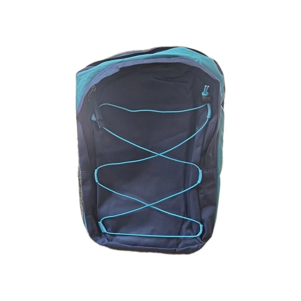 17 Inch Kids ‎ Teal And Blue Backpack With Side Pockets