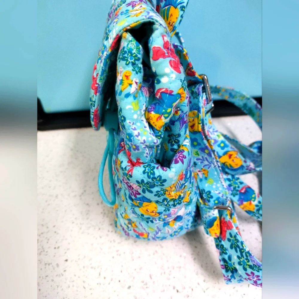 Vera Bradley Disney Little Mermaid Small Backpack NWOT
