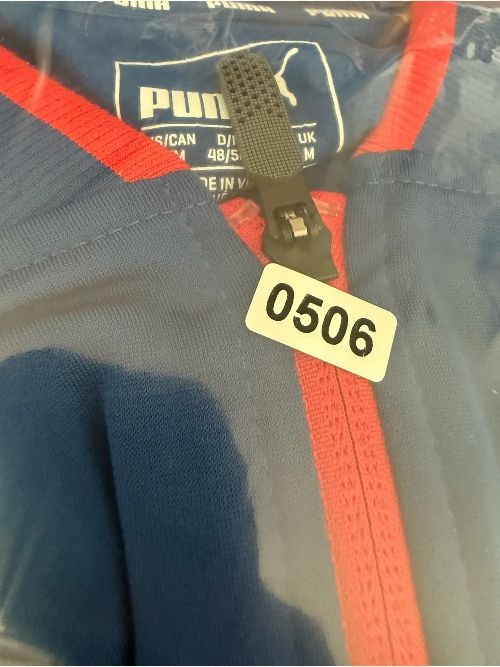 Puma jacket size
