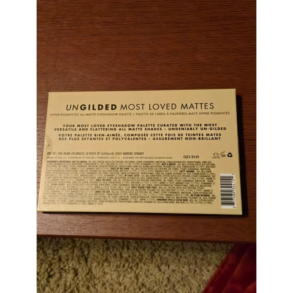 Milani ungilded most