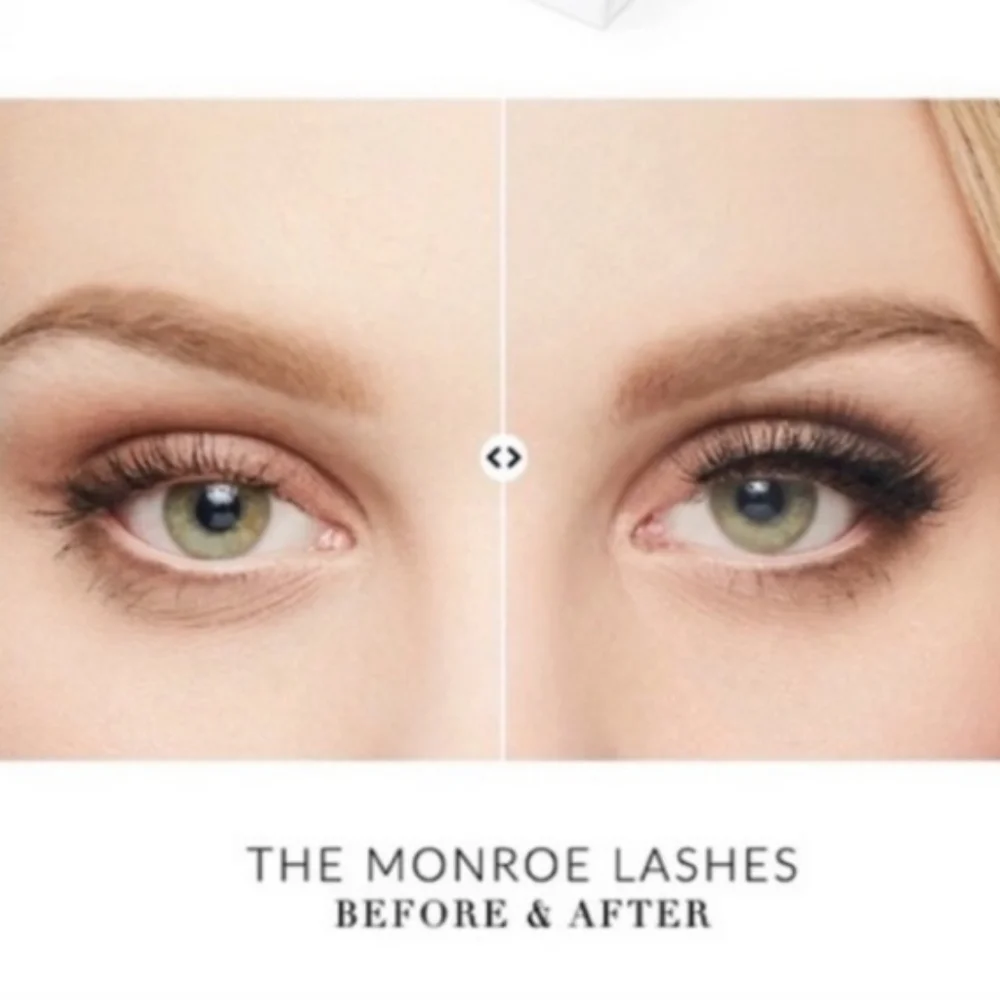 BATTINGTON Monroe 3D‎ Handmade Silk Lashes Volume Glue Kit Black Up to 25 Uses
