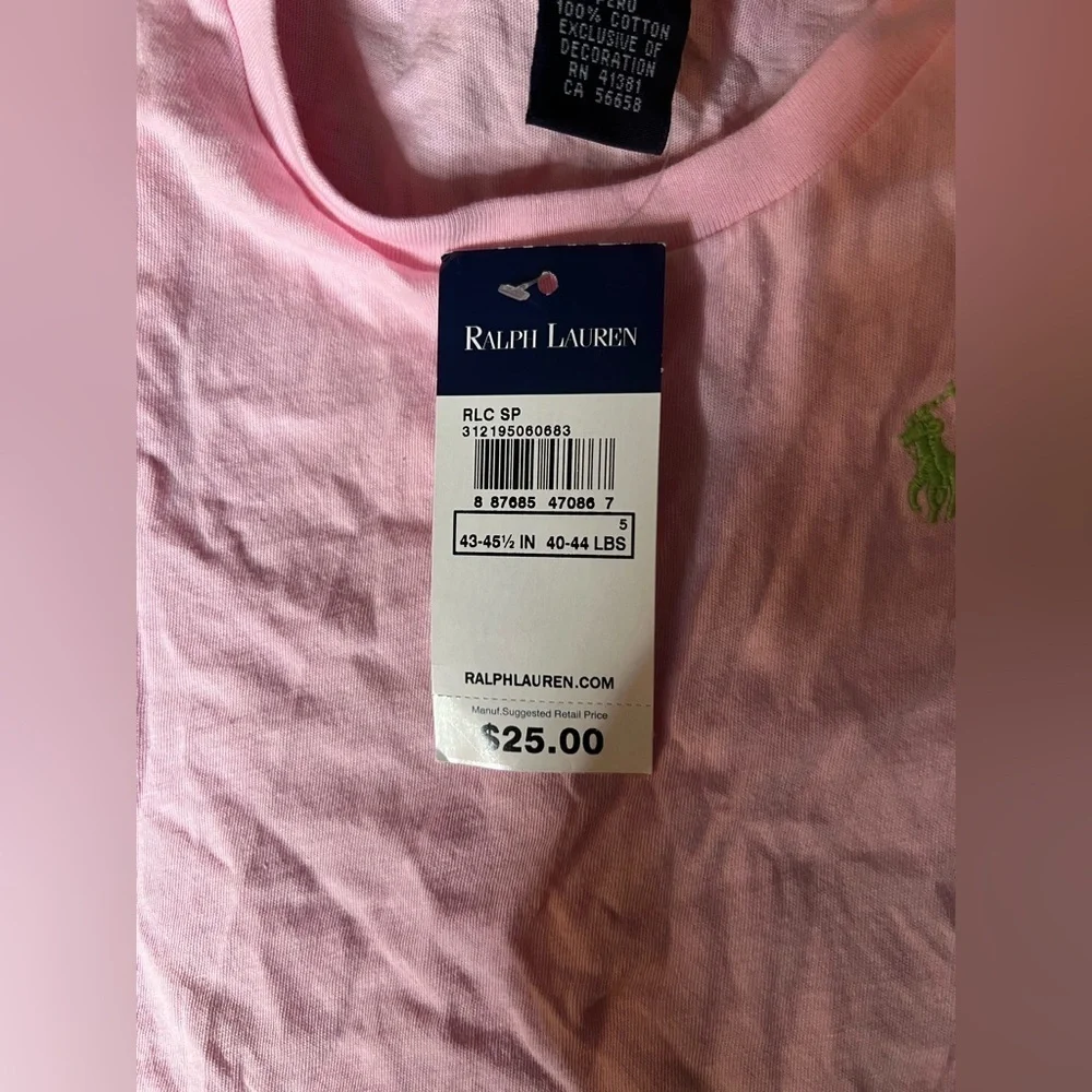 Ralph Lauren size ralph