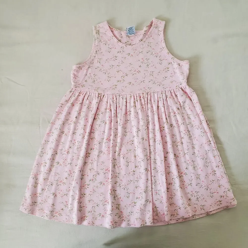 Vintage Gap Floral Pink Dress 5t