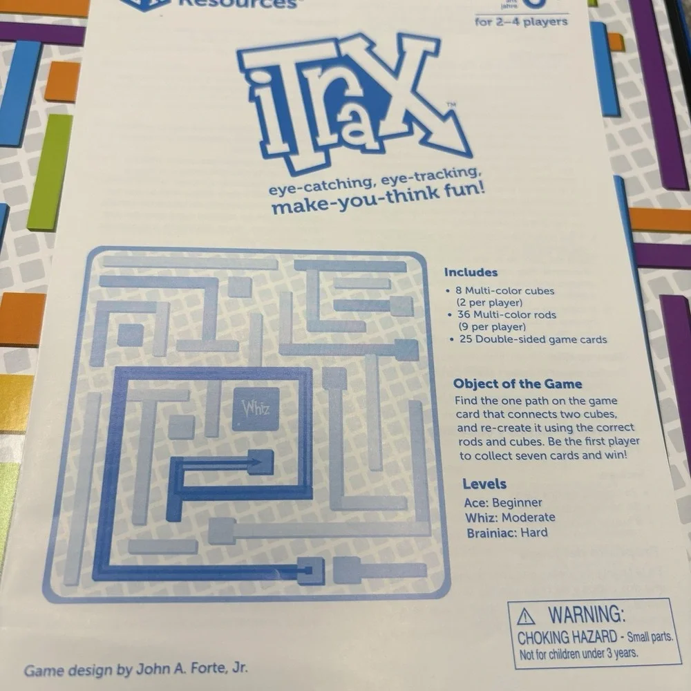 Learning Resources iTrax Critical Thinking Game Problem Solving Complete