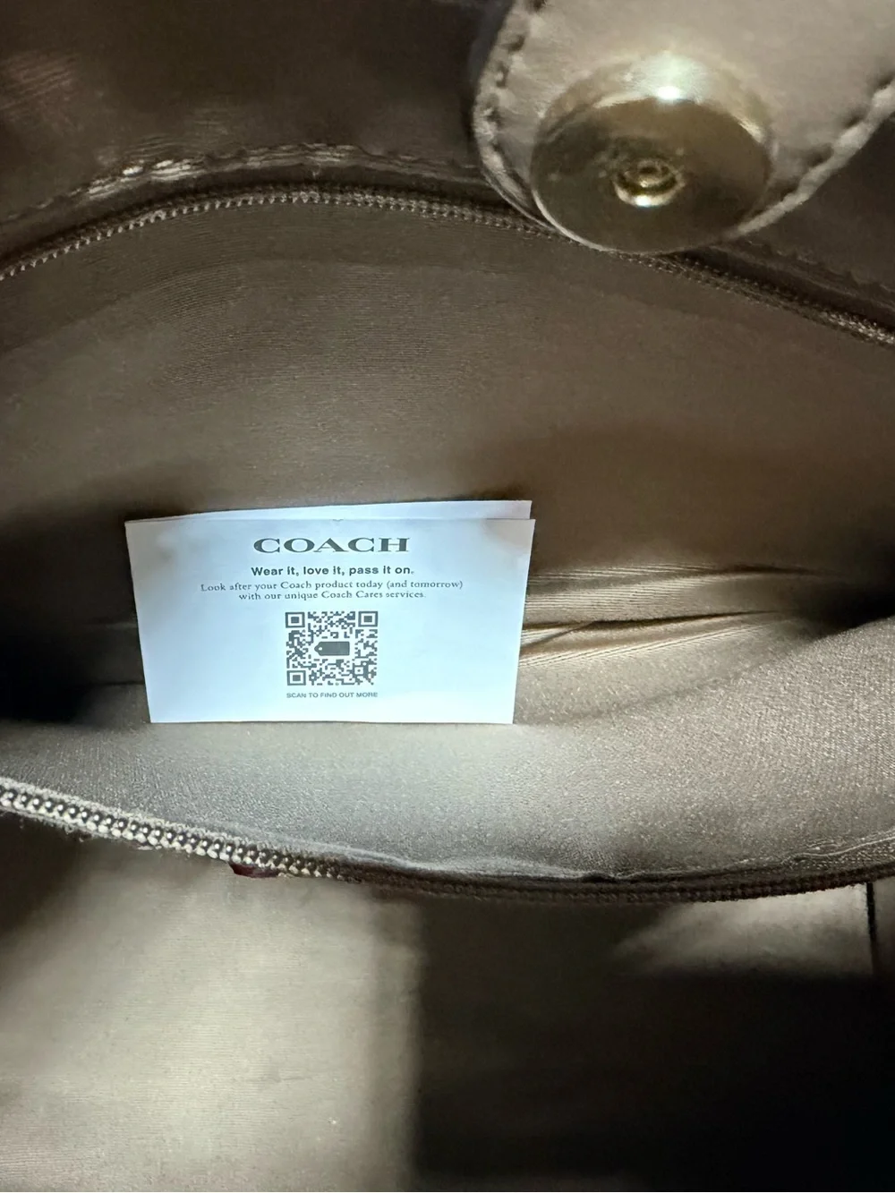 coach tote