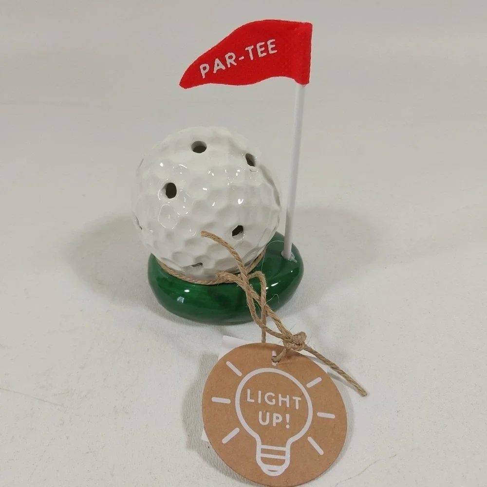 Mud‎ Pie Golf Ball Light Up Sitter; 4 1/4