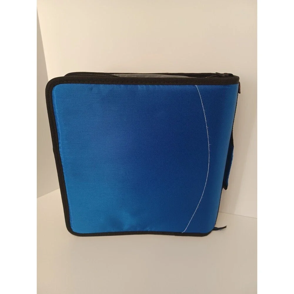 Case-it Mighty Zip Tab O-Ring Blue 3