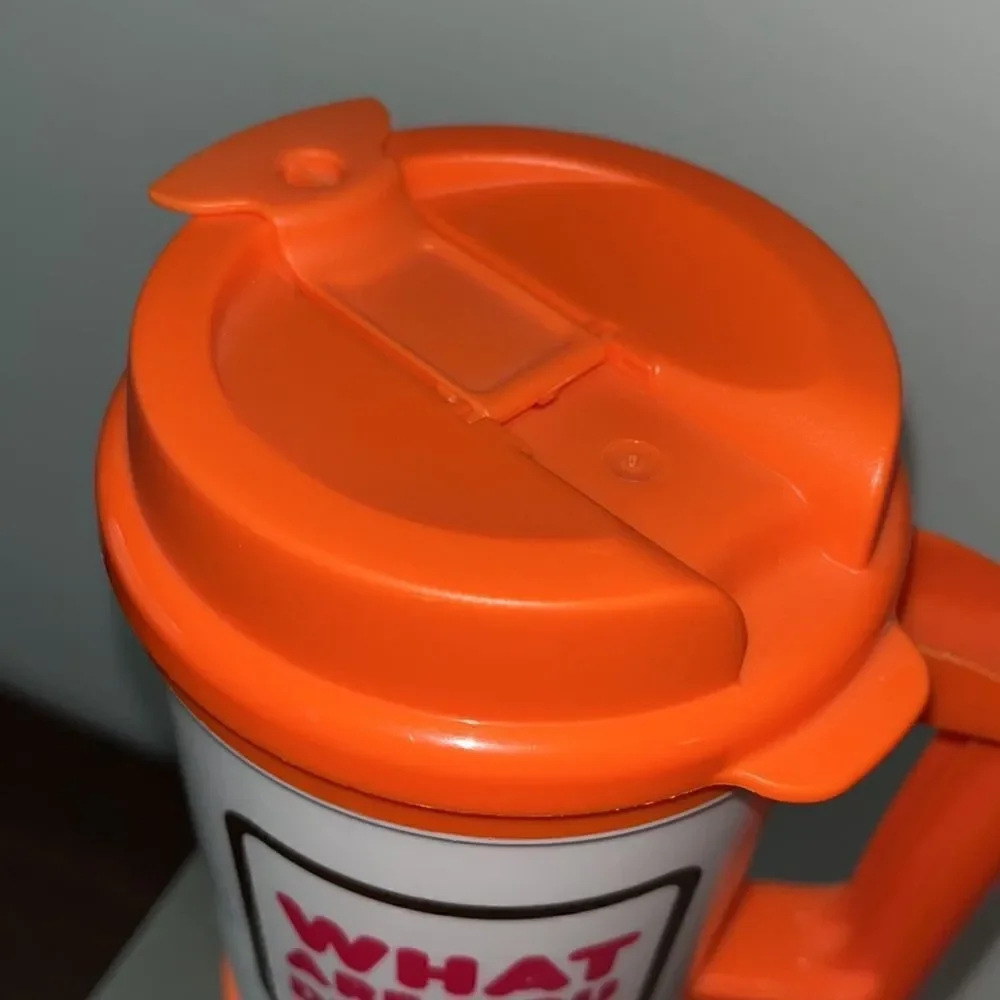 Dunkin Donuts Whirley insulated commuter coffee cup mug retro Bucket Hat Cap NEW