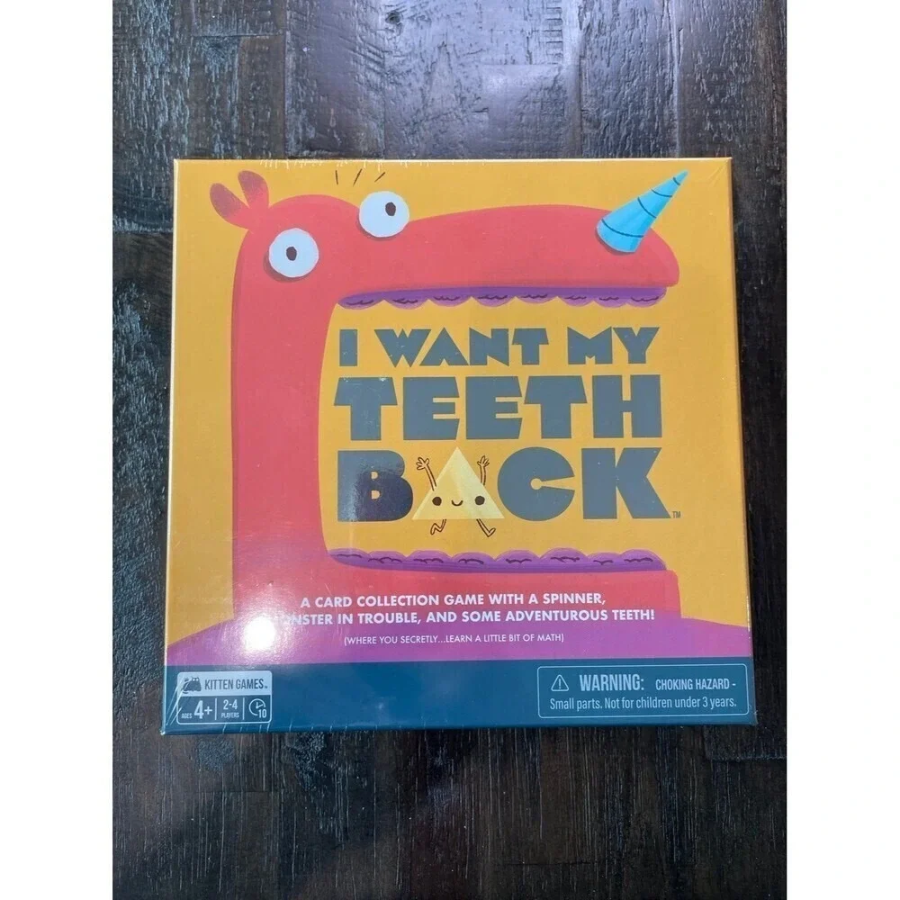 Exploding Kittens‎ I Want My Teeth Back Card Game Kids OS Fun Educational
