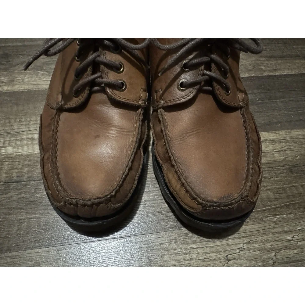 Duck Head Brown Soft Leather Dress Shoes‎ Adult Men's Size 10M