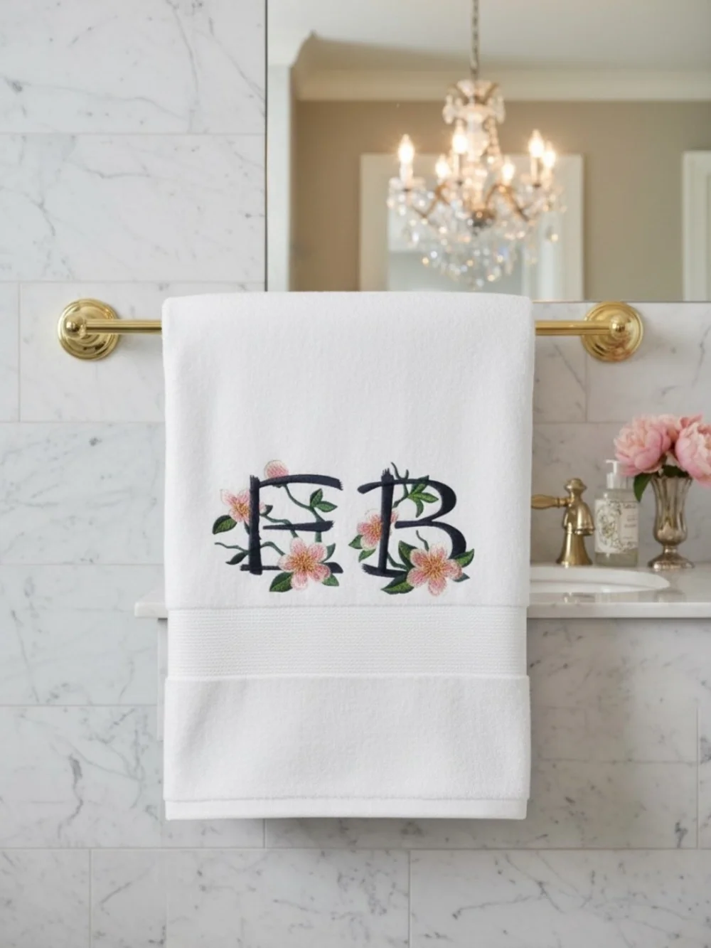 Handmade luxurious monogrammed