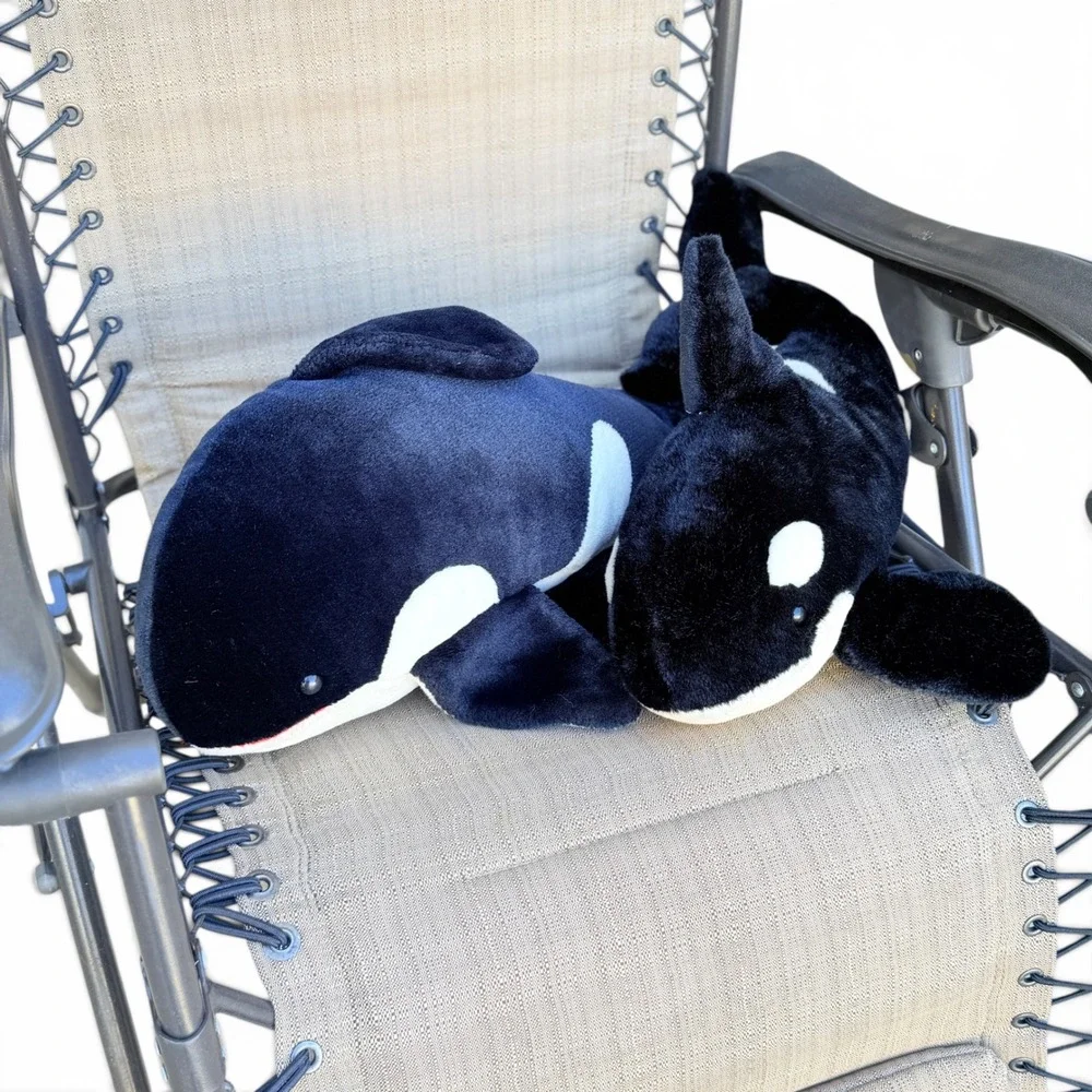 Seaworld Vintage Orca Killer Whale Shamu Plush Lot READ