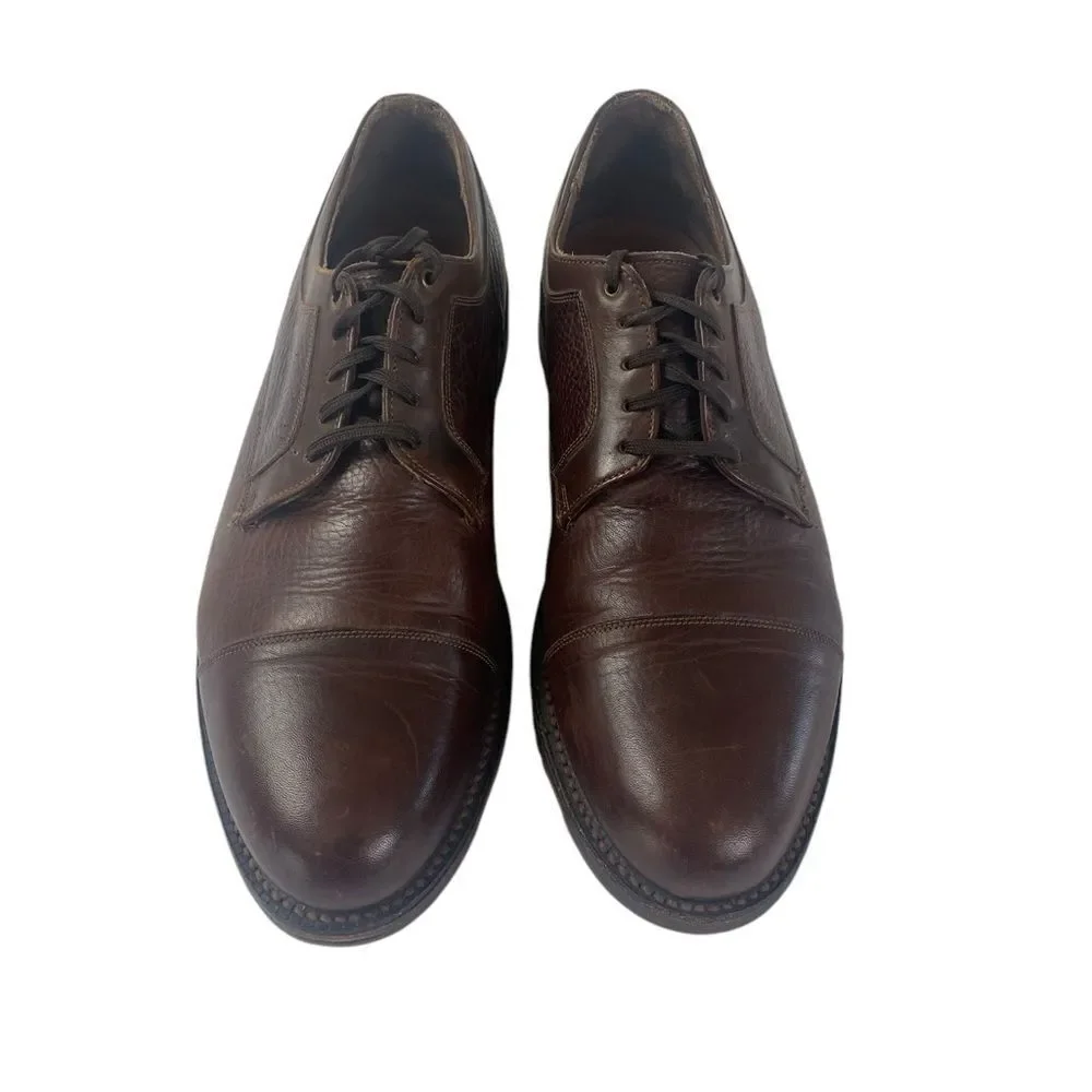 Classic Brown Leather Men's Shoes Johnson & Murphy 9.5D brown Oxford