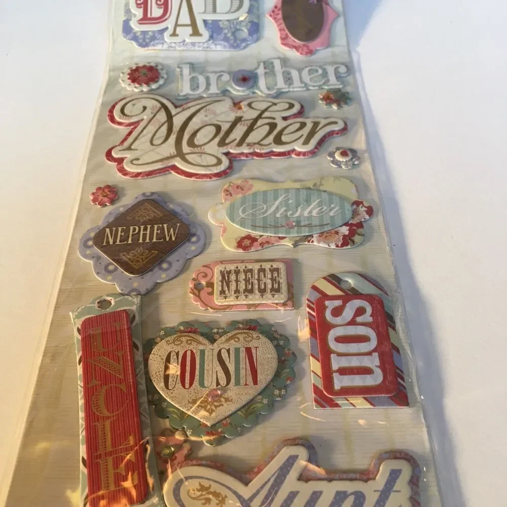 N/A dimensional sticker