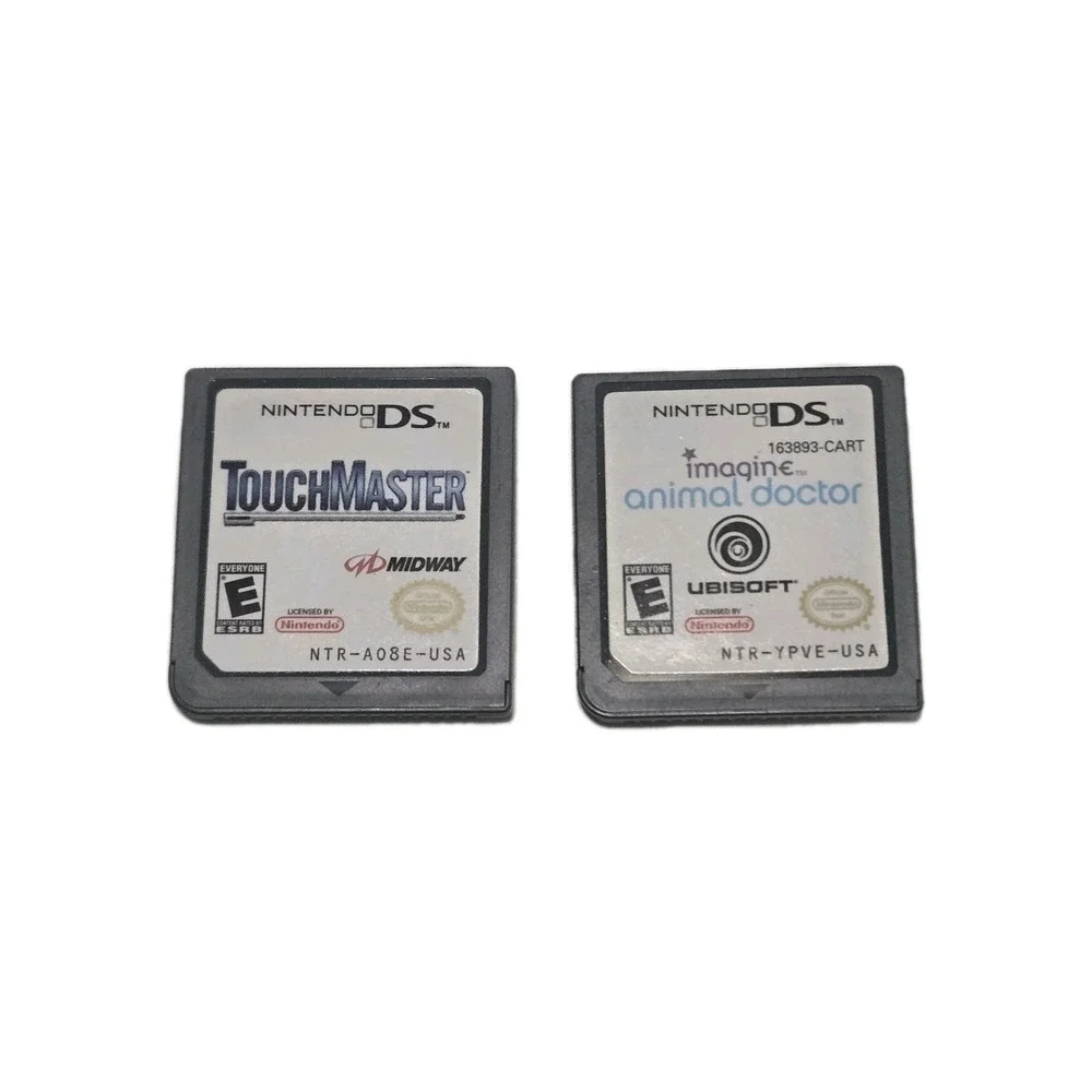 TouchMaster & Imagine Animal Doctor Nintendo DS Game Lot‎ Of 2