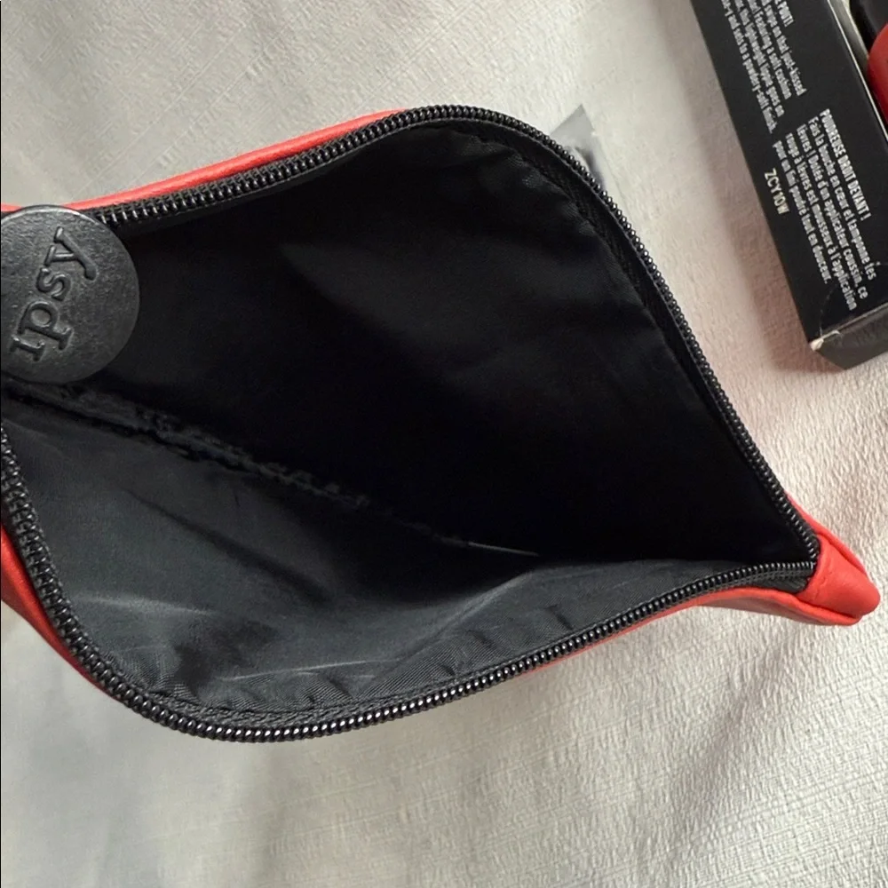 ipsy red pouch