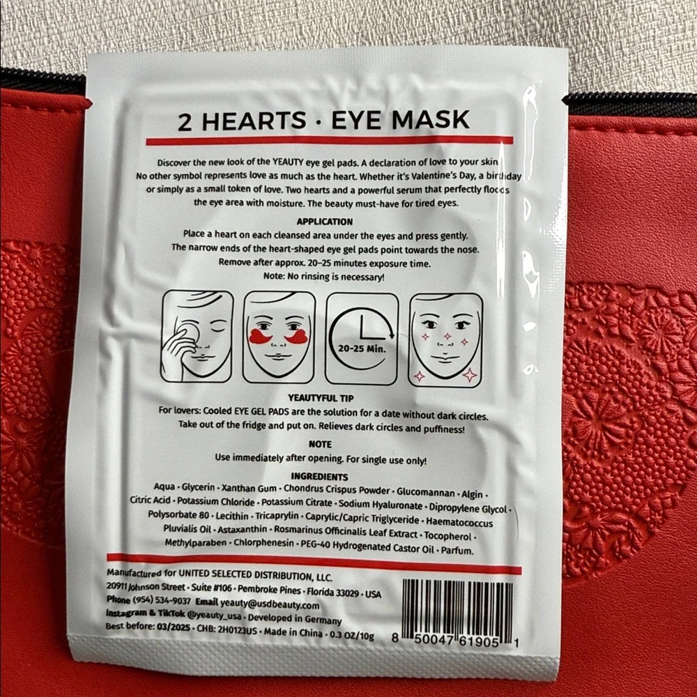 ipsy red pouch