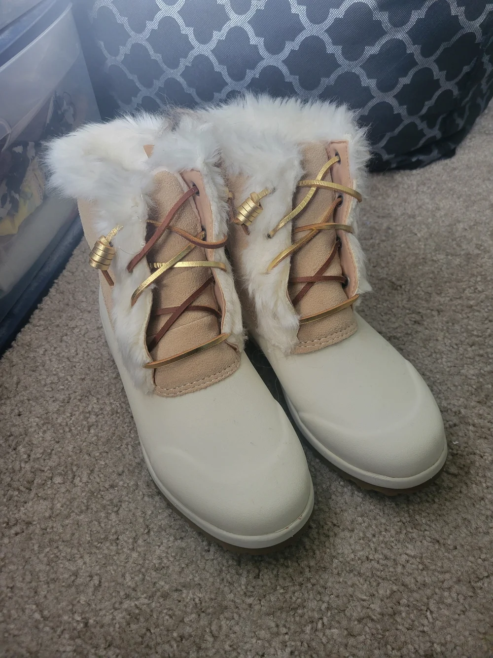 Sperry - Maritime Repel Suede Snow Boot - Sand - Women's 6.5