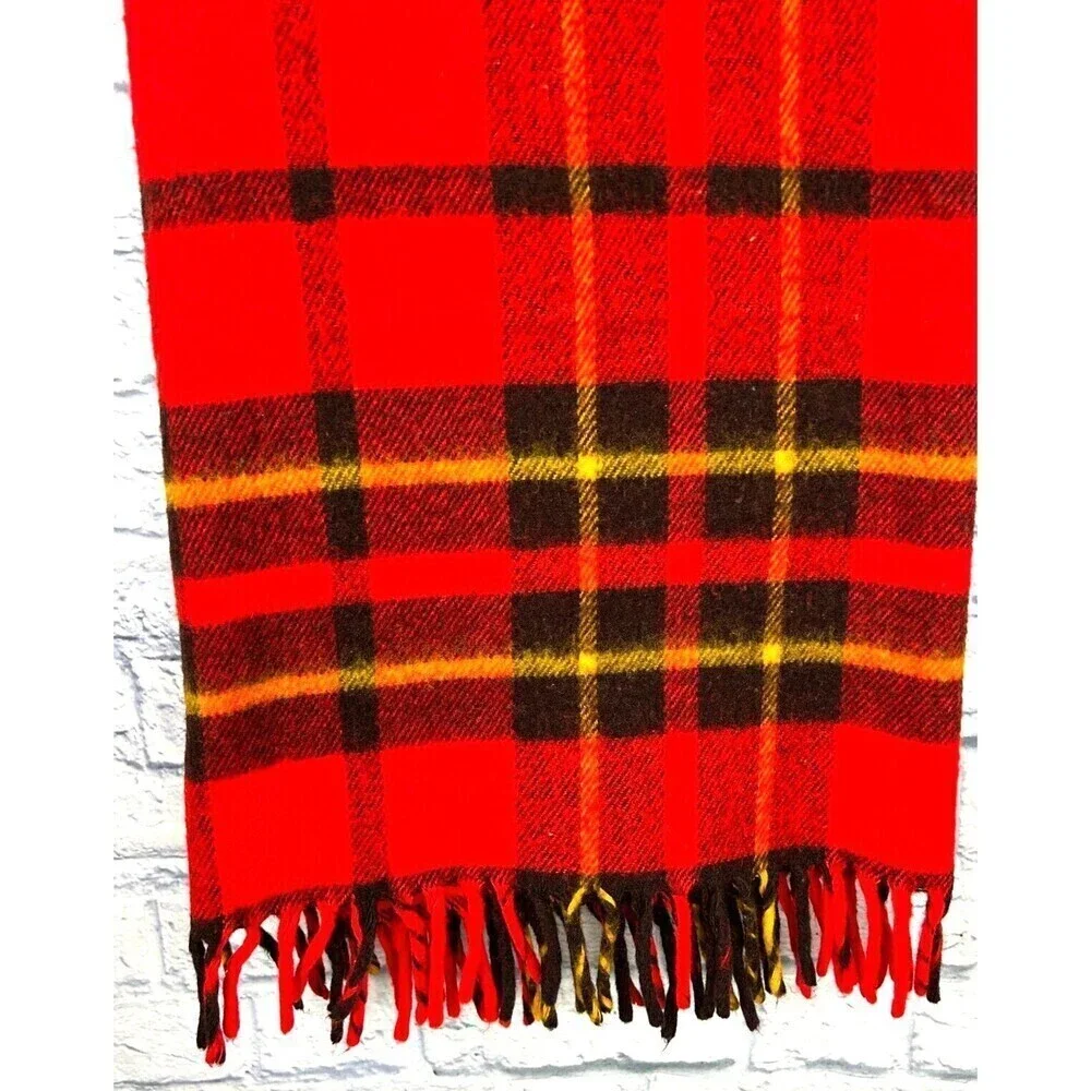 Faribo red tartan