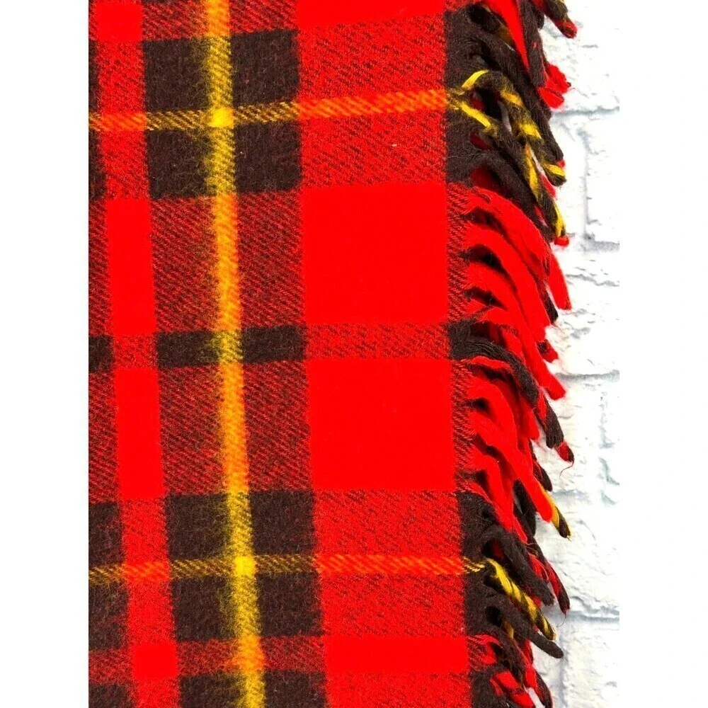 Faribo red tartan