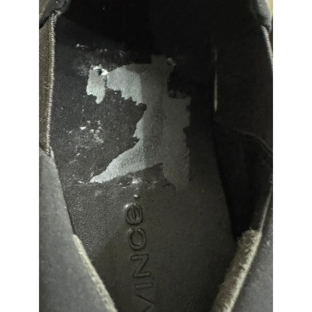 Vince Warren Black Neoprene Platform Slip On Sneakers Womens 6.5‎ EUR 36.5