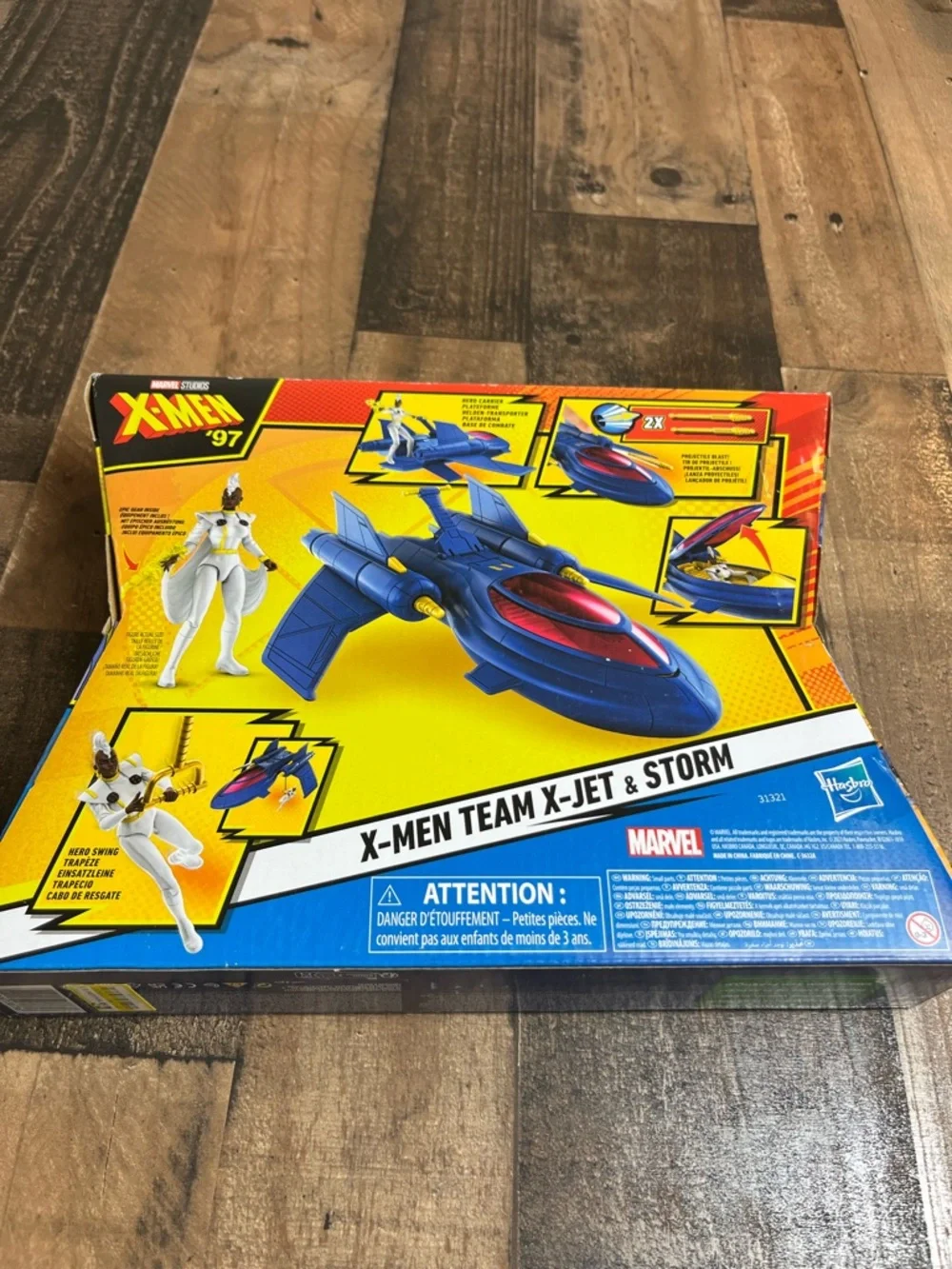 Hasbro X-Men‎ '97 Epic Hero Series Team X-Jet & Storm Figure Set, Plastic-Free