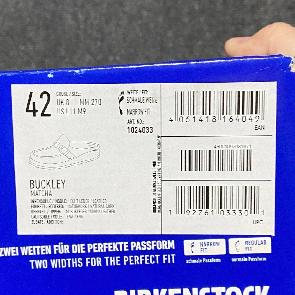 Birkenstock buckley matcha