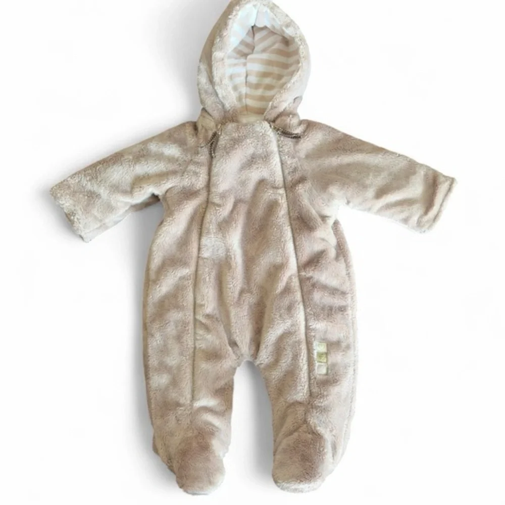 Newborn Plush Cream Bodysuit