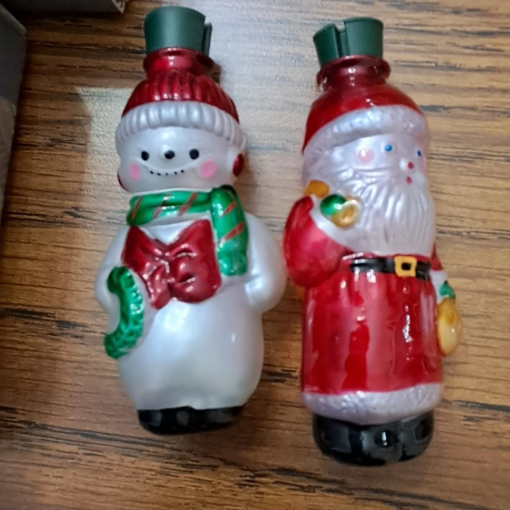 Vtg. Avon Holiday Light Covers, Set Of 5
