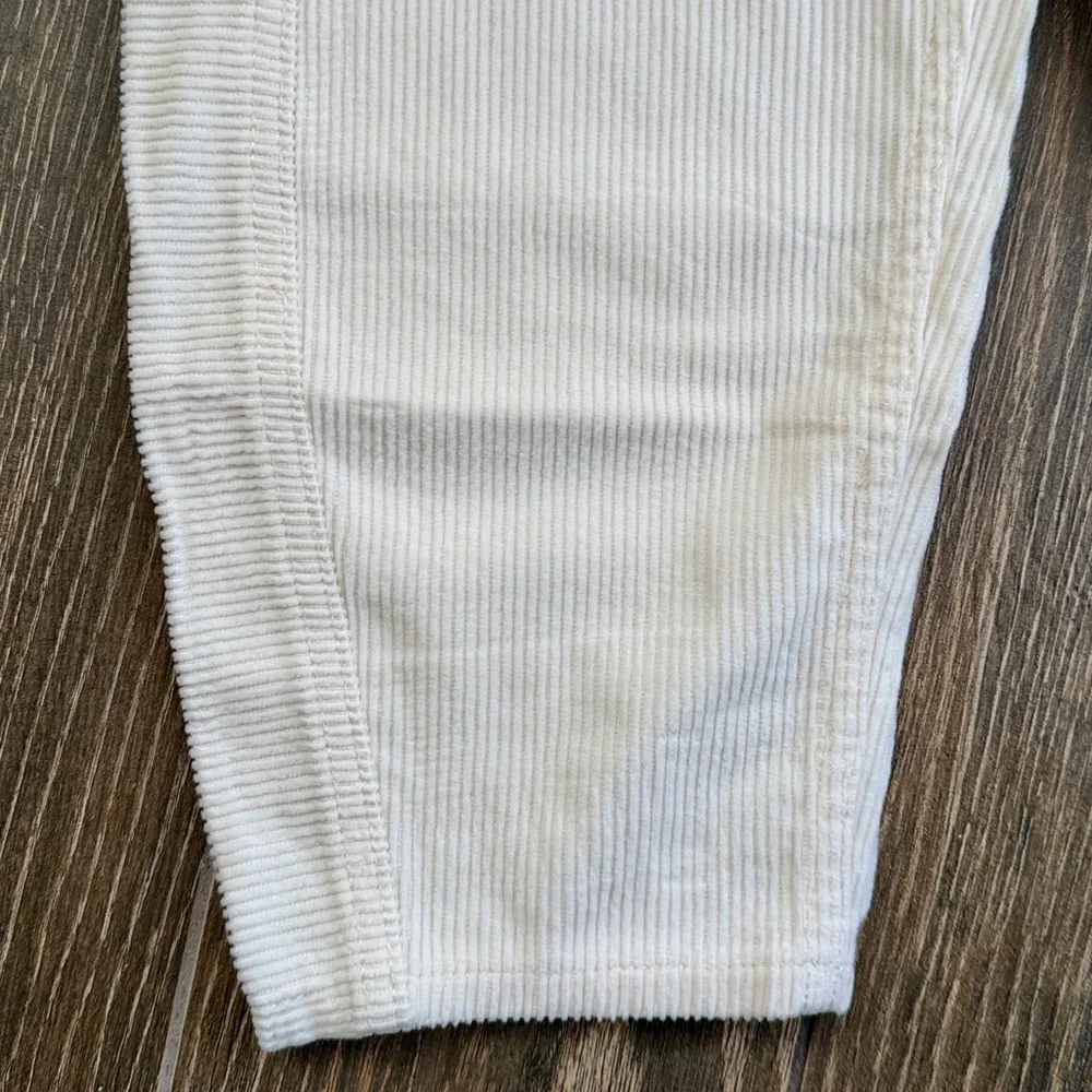 Gap Kids Girls’ Ivory Corduroy Horseshoe Pants—5