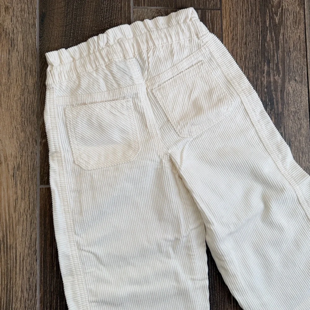 Gap Kids Girls’ Ivory Corduroy Horseshoe Pants—5