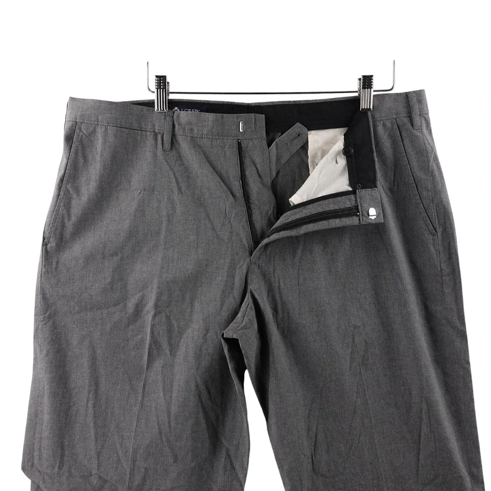 J.‎ Crew Men's Grey Dress Chino Pants Size W38 L32 Flat Front Cotton