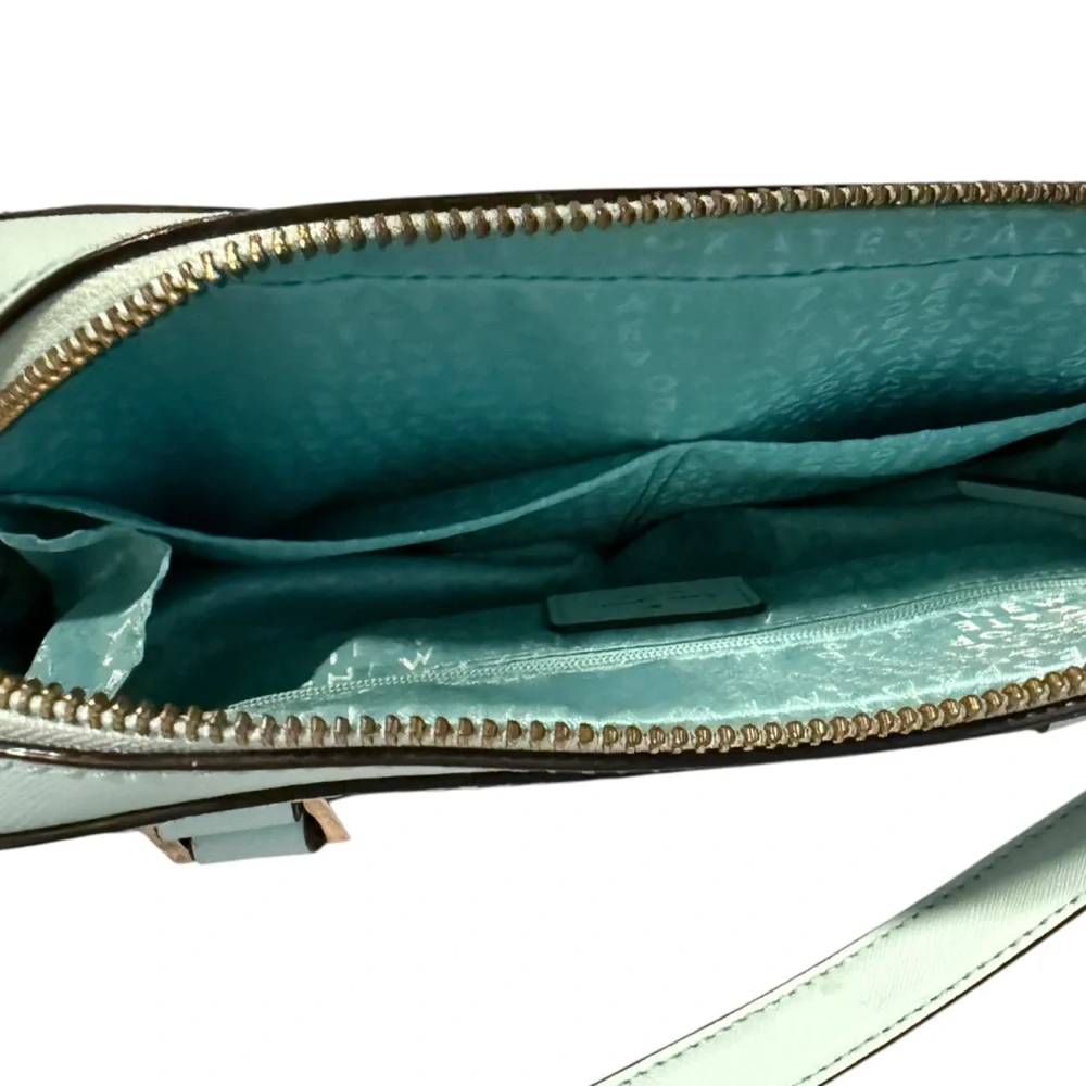 Authentic Kate Spade Newbury Lane Loden Leather Larger Satchel Bag.