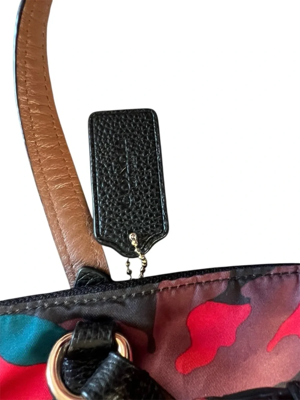 Coach multicolor red