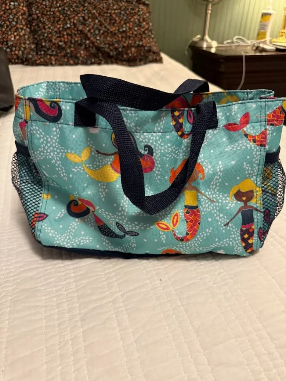 Thirty One Mermaid Lagoon Print Beach Pool All In Organizer Bag