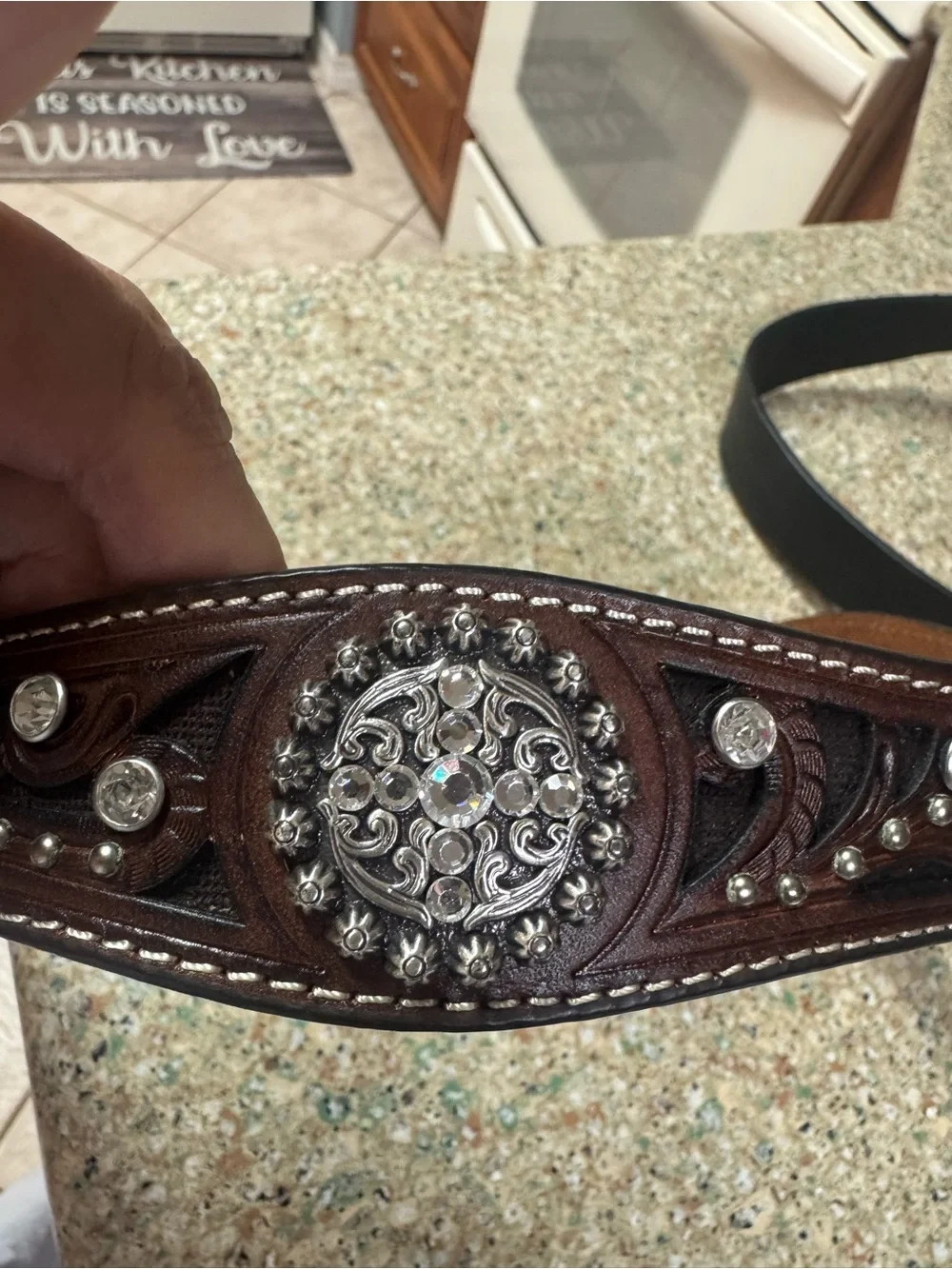Ariat leather belt