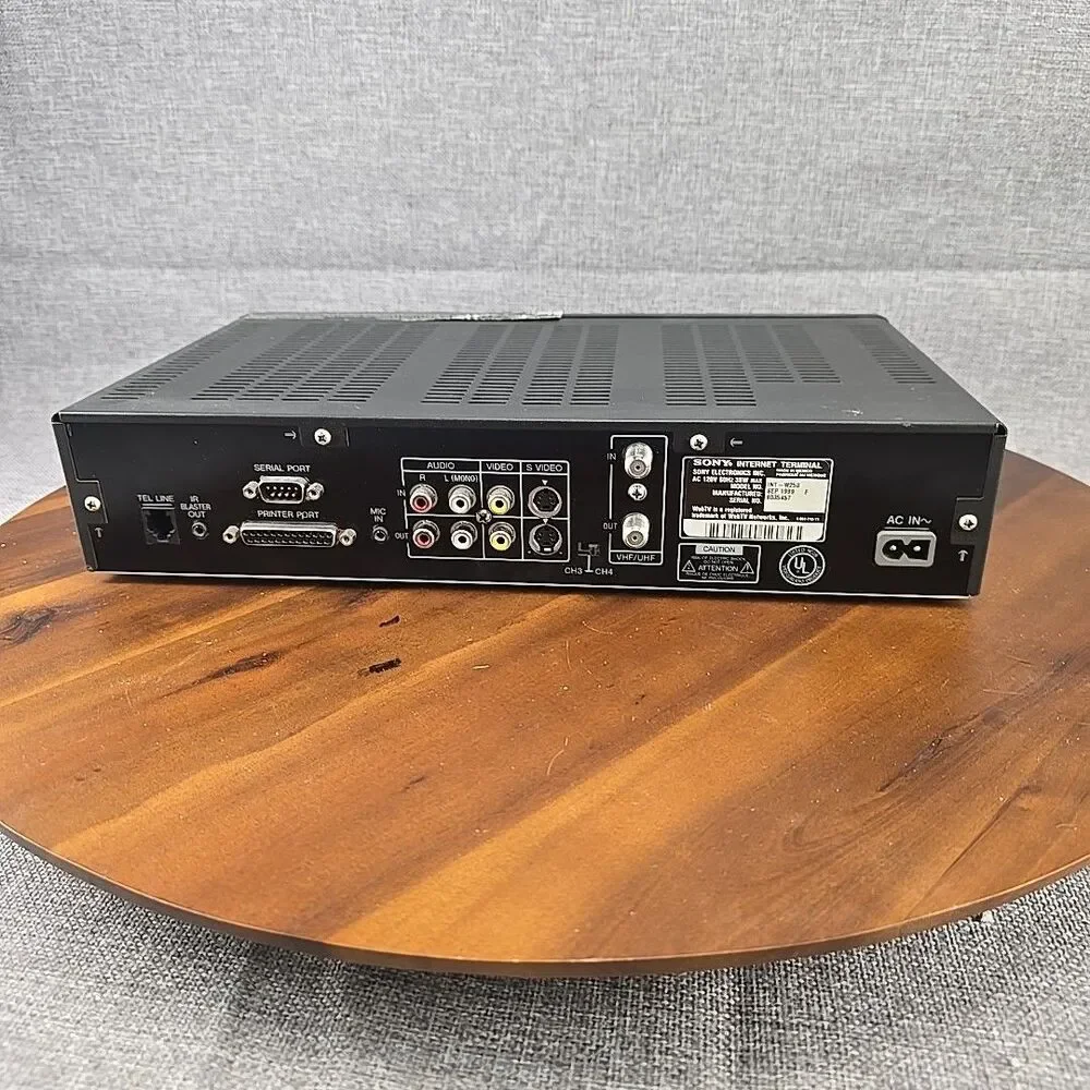 Vintage Sony INT-W250 Internet Terminal‎ WebTV w/ Keyboard No Cords Untested