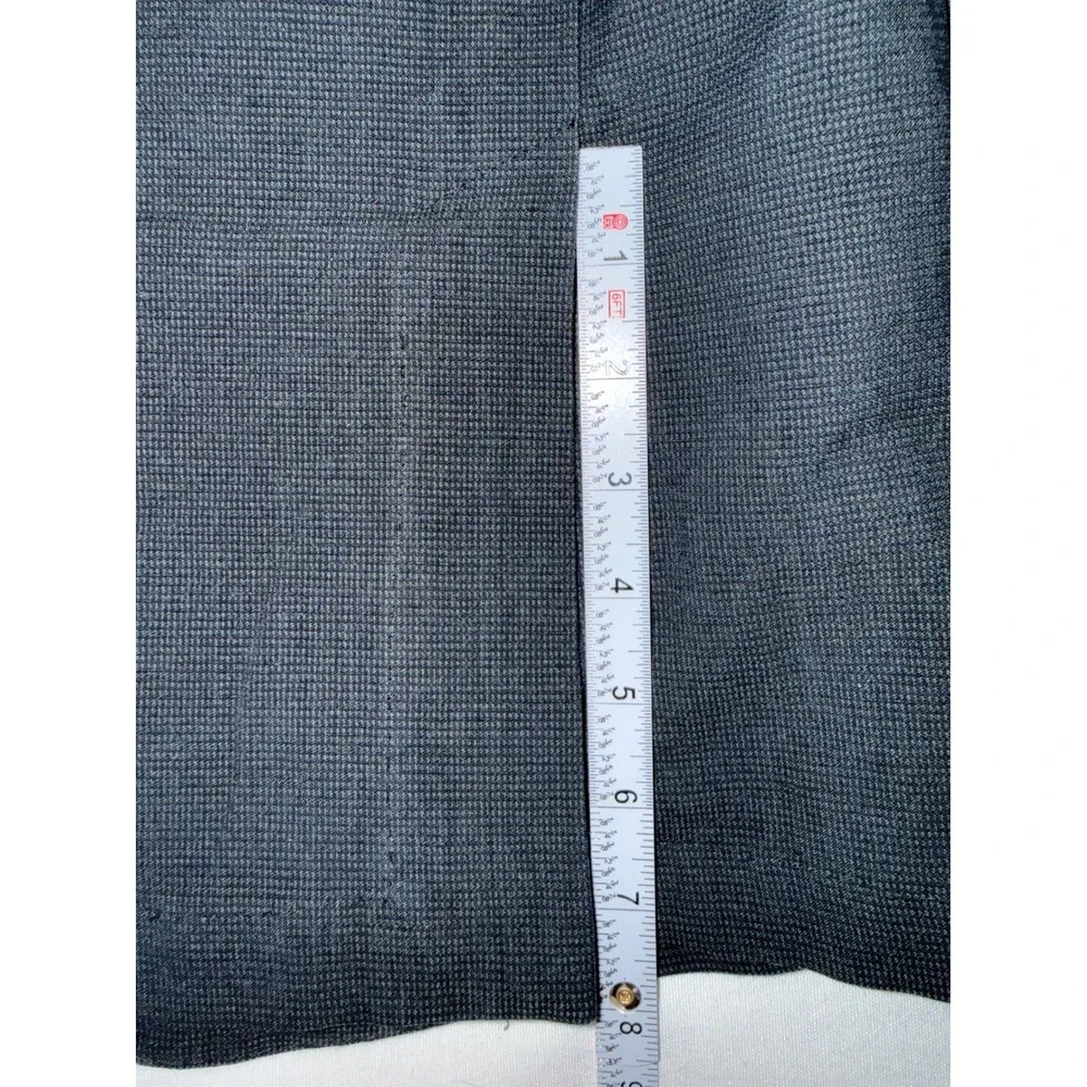 Mens Pino Porto Tailored Fit Micro Check Two-Button Black/Charcoal Grey Size 44