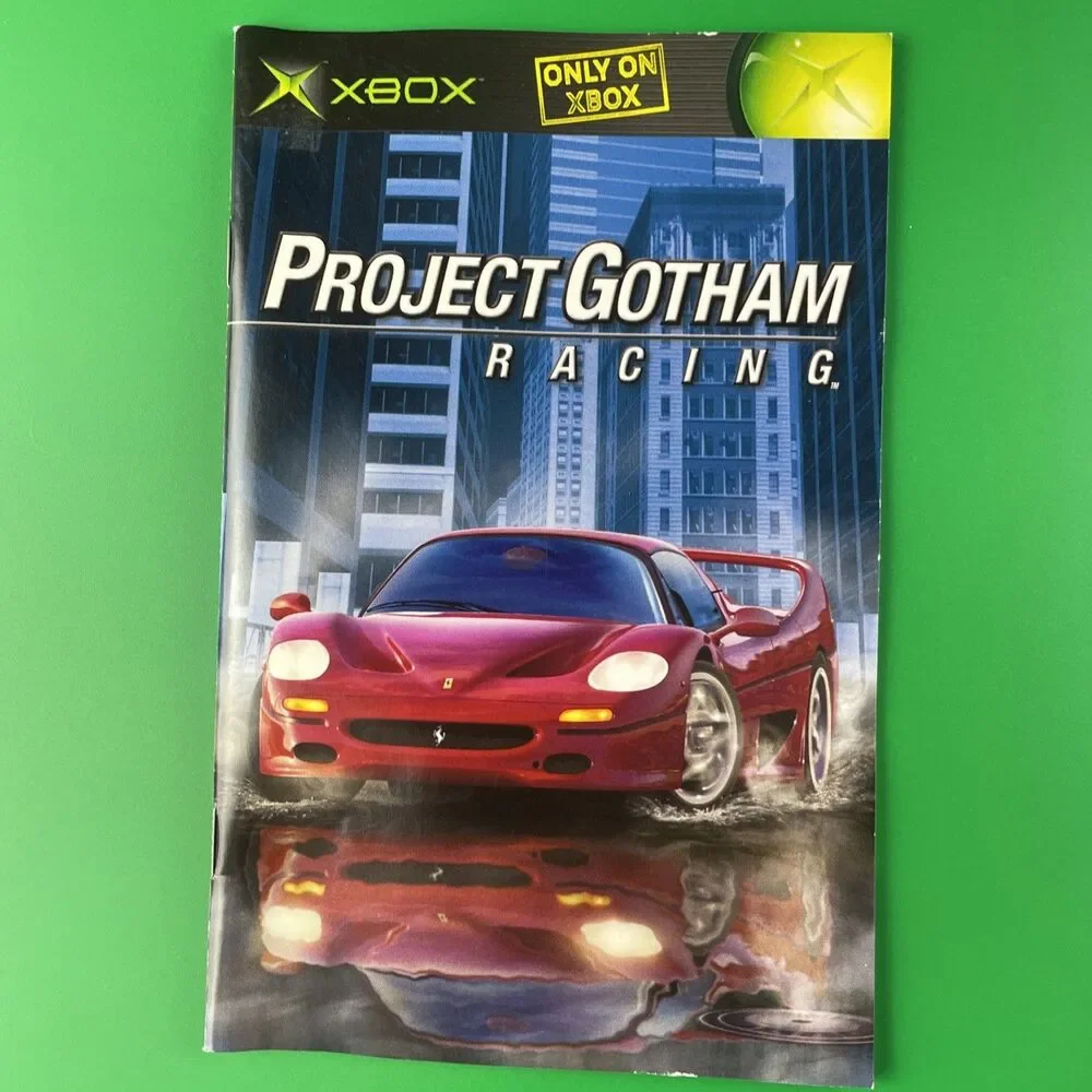 Project Gotham Racing 1 & 2 Video Game Lot (Microsoft Xbox) Complete CIB PGR