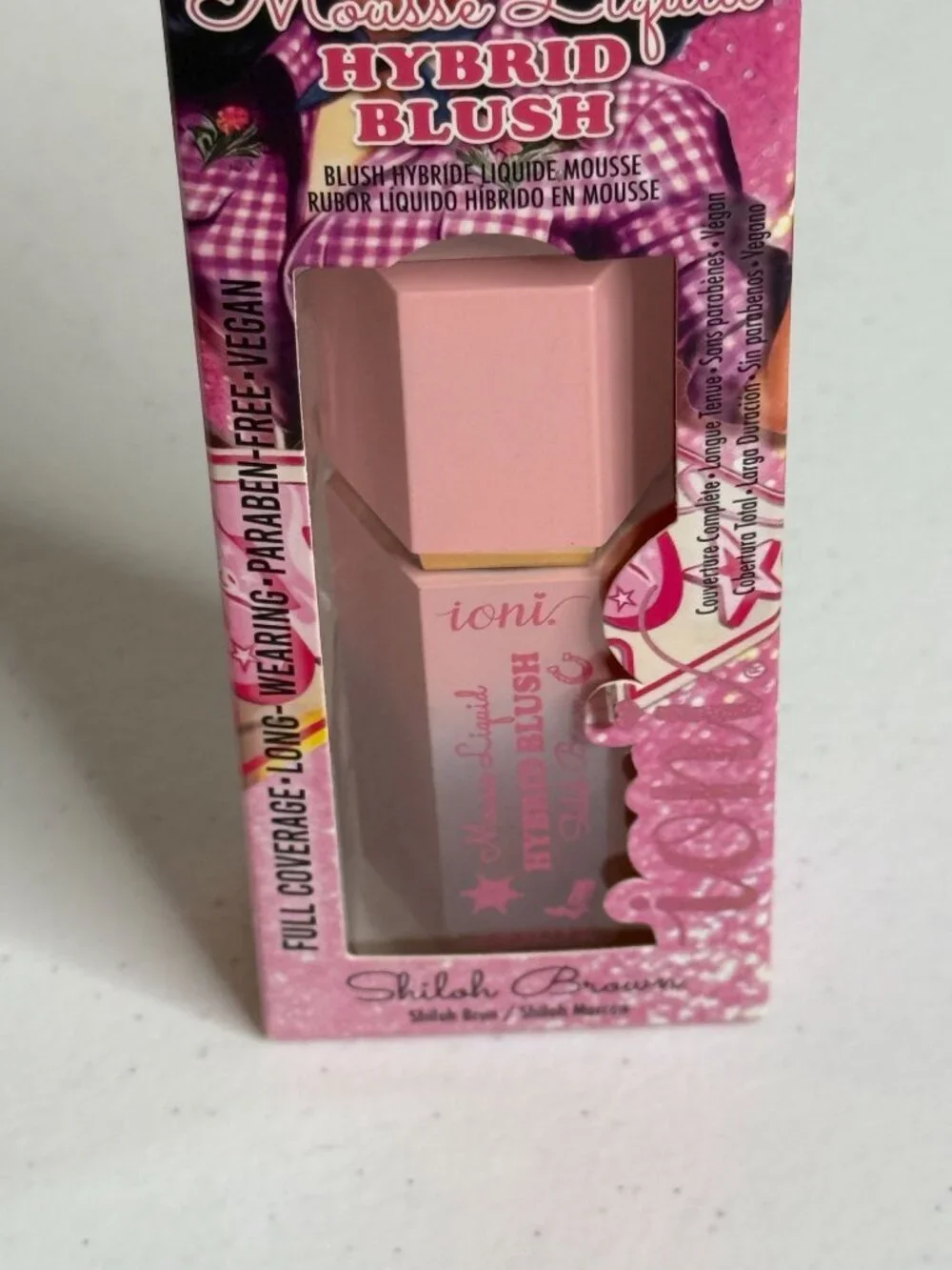 Ioni Pink Cowgirl Liquid Blush Shiloh Brown Mousse Hybrid