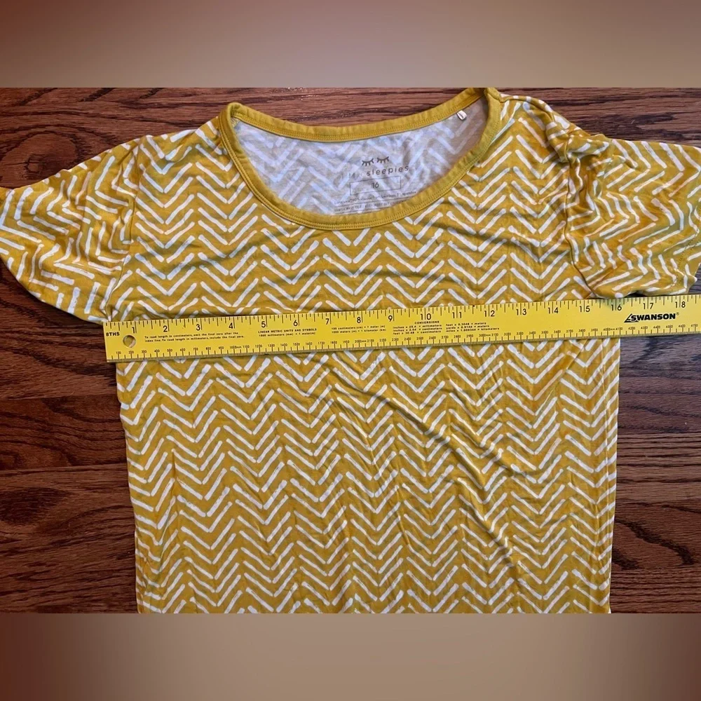 Little Sleepies Sunny Chevron 2-Piece Bamboo Pajama Set - Girls Size 16