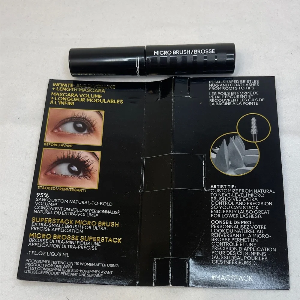 MAC Cosmetics micro shopping lashes