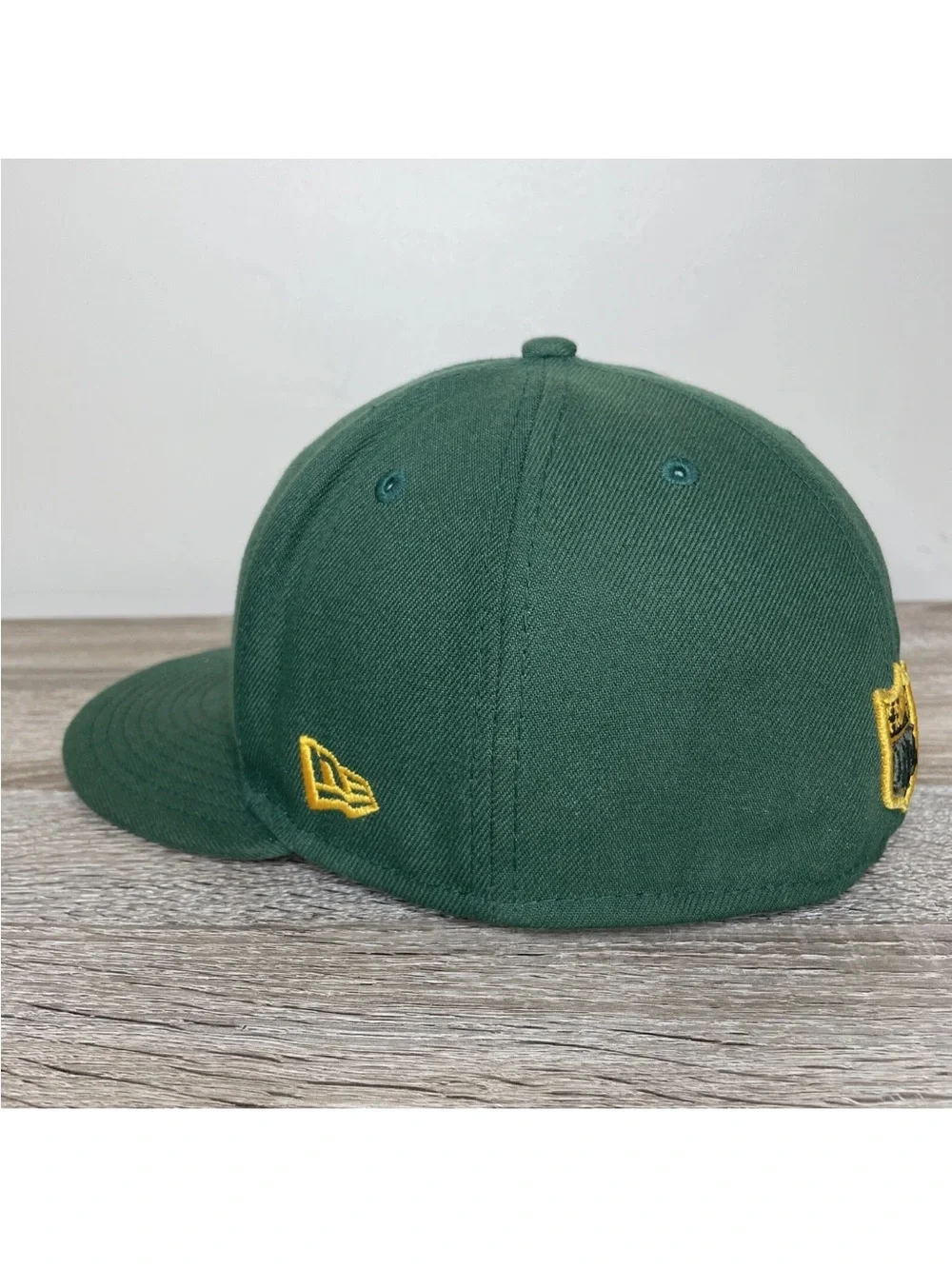 Green Bay Packers Fitted Hat New Era 59FIFTY 7 1/8 Embroidered NFL