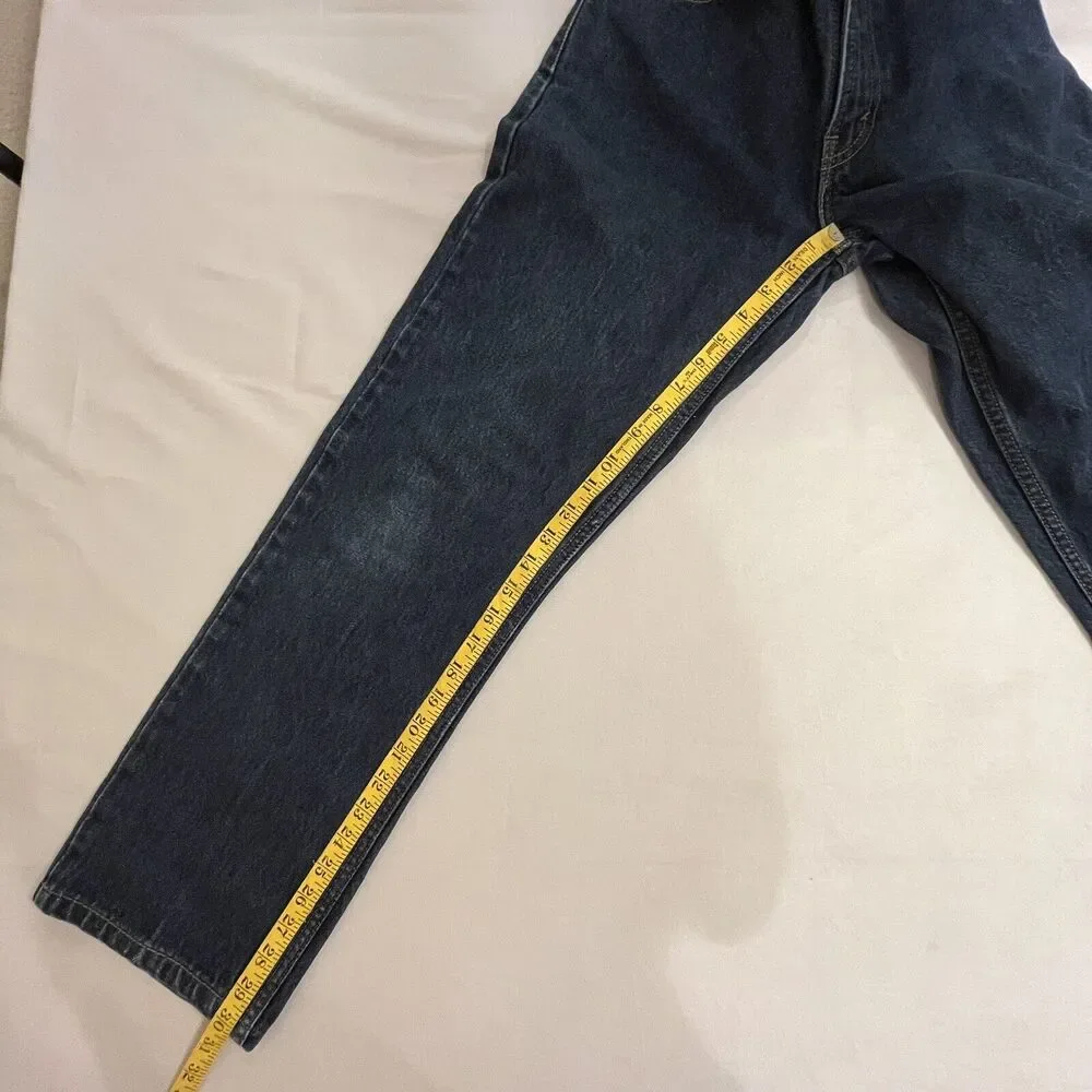 Levis 505 Jeans‎ Mens 30x30 (tagged 31x32) Regular Fit Straight Leg Dark Wash