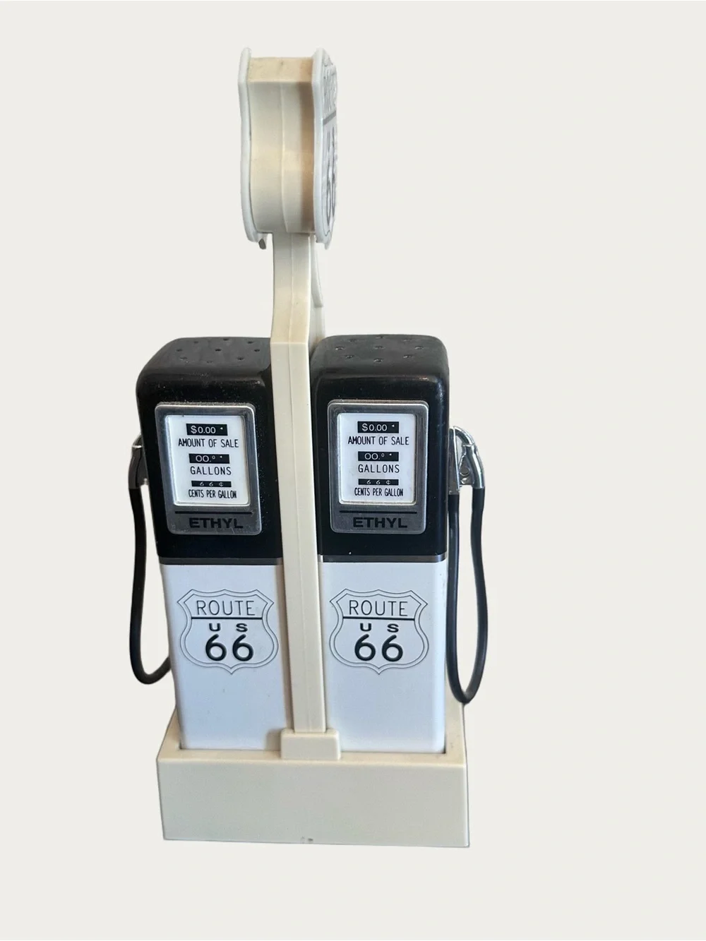 Route 66 Vintage Gas Pump Salt and Pepper Shakers