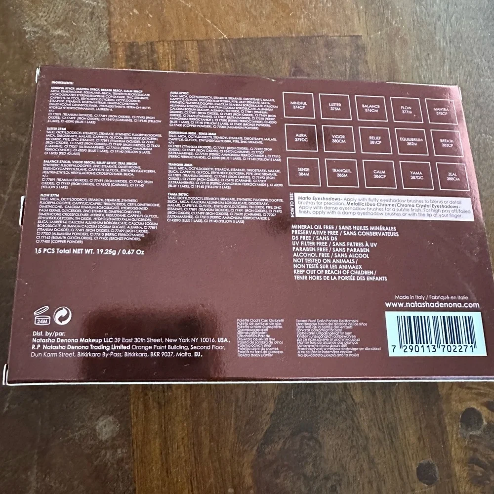 Natasha Denona‎ Zendo Eyeshadow Palette