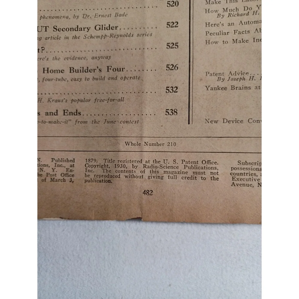 Vintage 1930 Science And Invention Magazine Oct Coast Guard‎ Sharks Color Cover