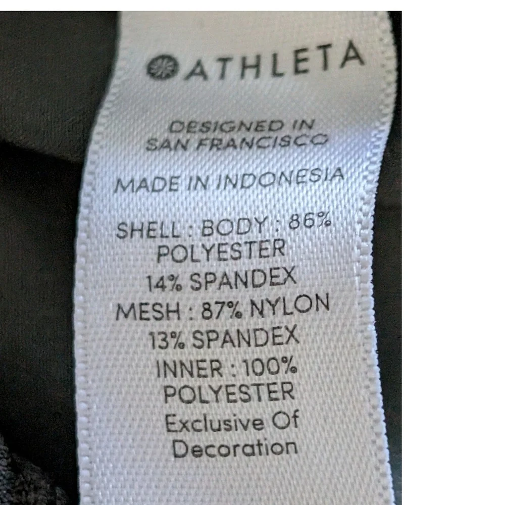 ATHLETA Mesh Racer Run Short Olive‎ Camo Lux Running Workout 446581 Womens Small