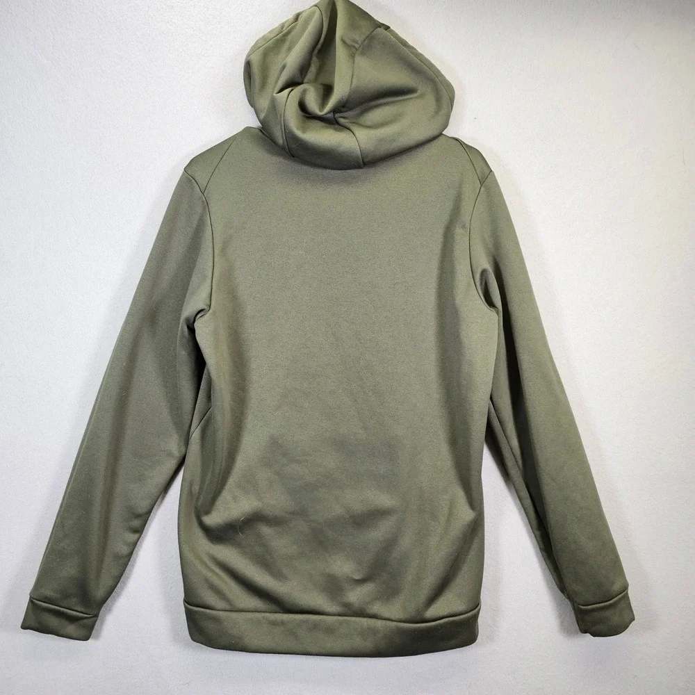 Nike Dri‎ Fit Hoodie Mens Small Green Pullover Sweatshirt Athletic Gym